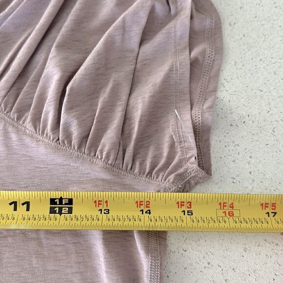 NWOT Free People Tee Activewear Movement Ruched Crew Neck Fitted Short Sleeve XS - Picture 7 of 10